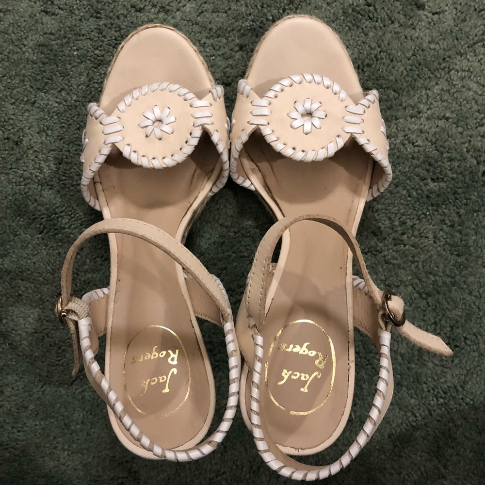 Jack Rogers wedges, size 8.5